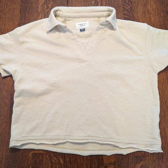 American Eagle Short Sleeve Top – XS Cream - Picture 1 of 6